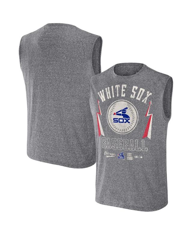 Mens Darius Rucker Collection by Fanatics Charcoal Chicago White Sox Muscle Tank Top Product Image