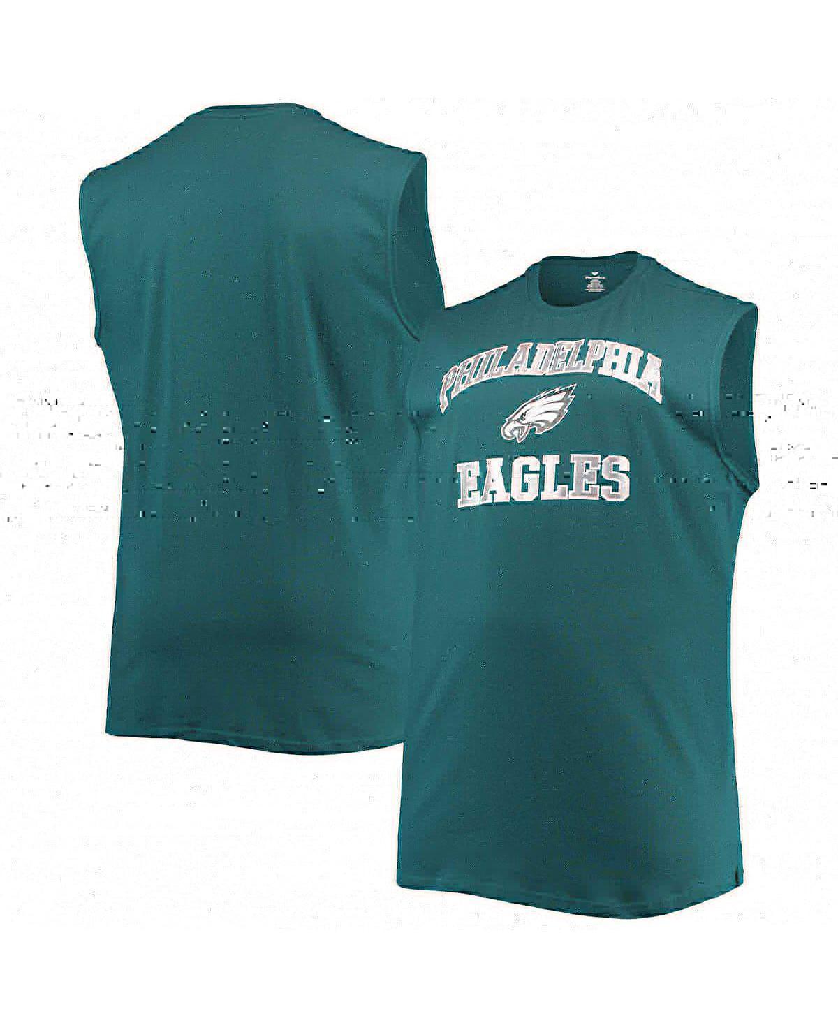 Men's Midnight Green Philadelphia Eagles Big & Tall Muscle Tank Top Product Image