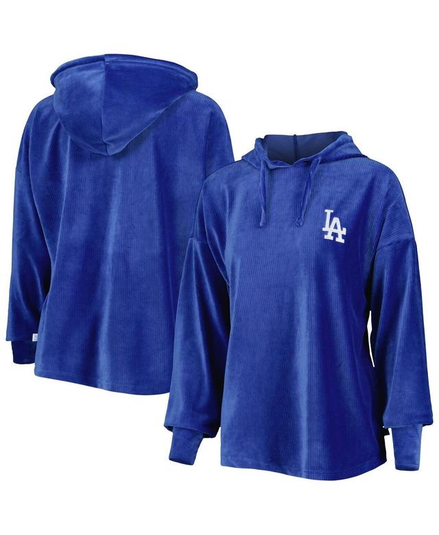 Womens Touch Royal Los Angeles Dodgers End Line Pullover Hoodie Product Image