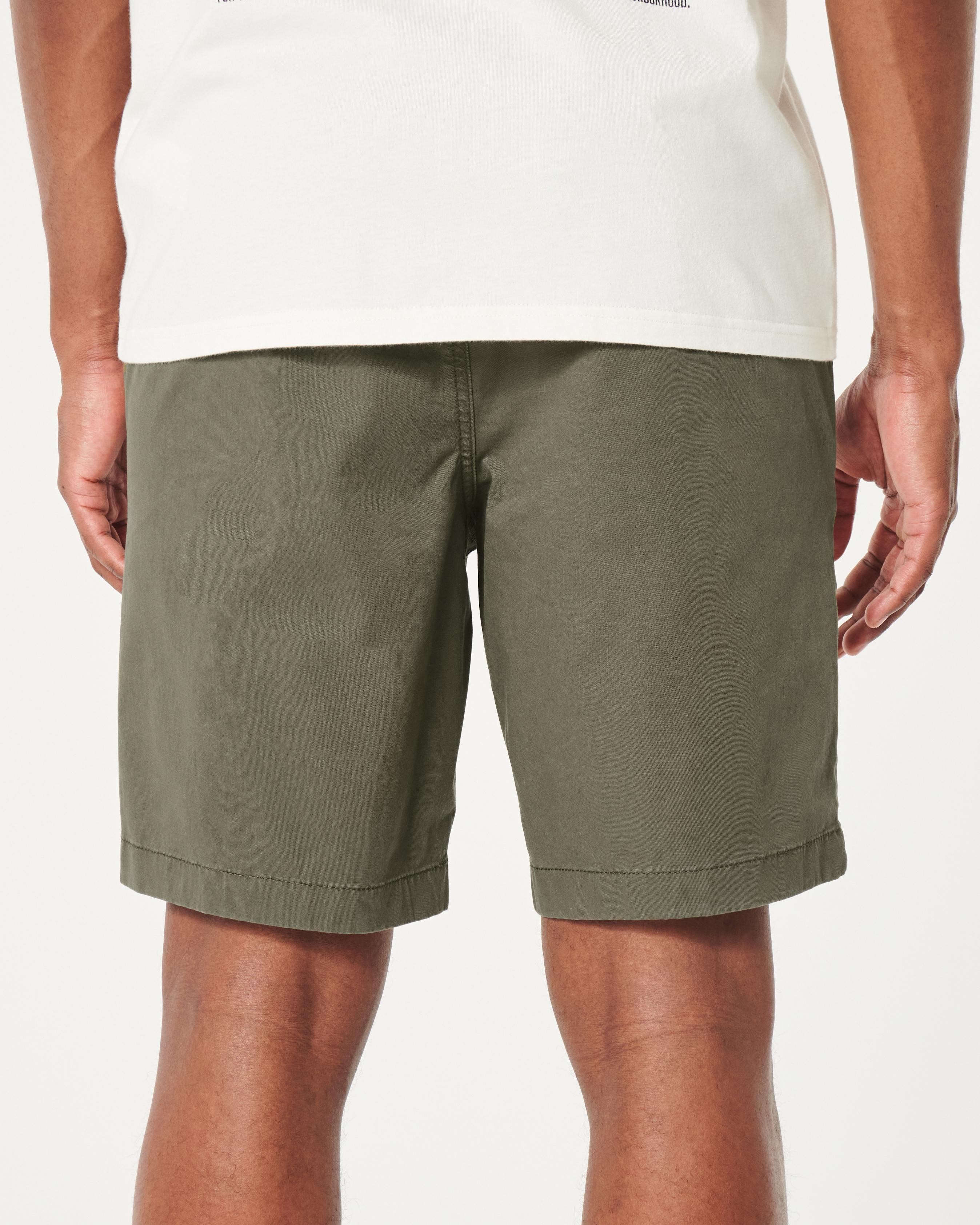 Twill Pull-On Shorts 9" Product Image