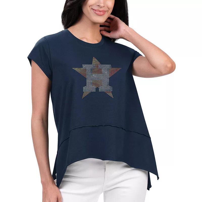 Womens G-III 4Her by Carl Banks Navy Houston Astros Cheer Fashion T-Shirt Product Image