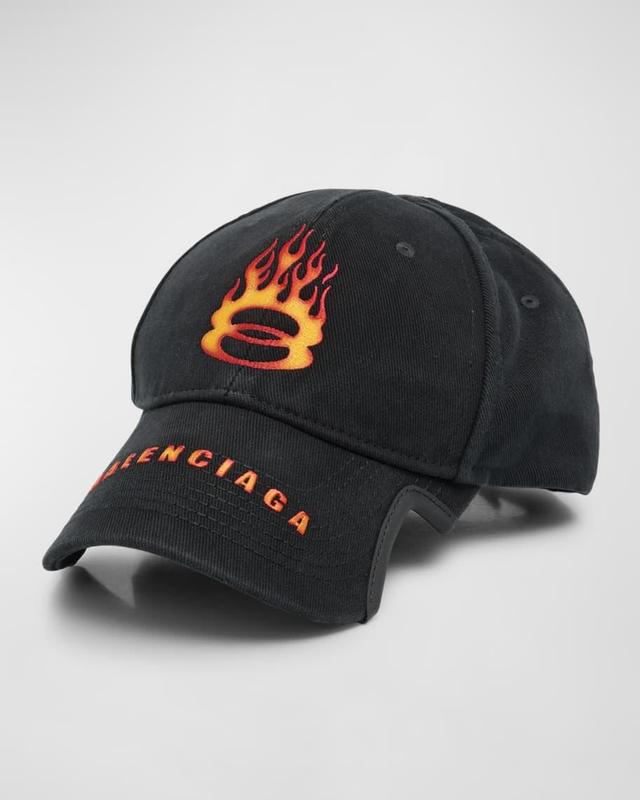 Men's Flame Logo Baseball Cap Product Image