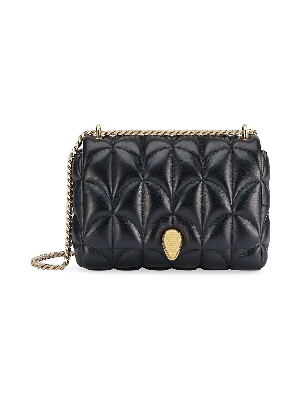 Womens Serpenti Cabochon Matelass Flap Crossbody Bag Product Image