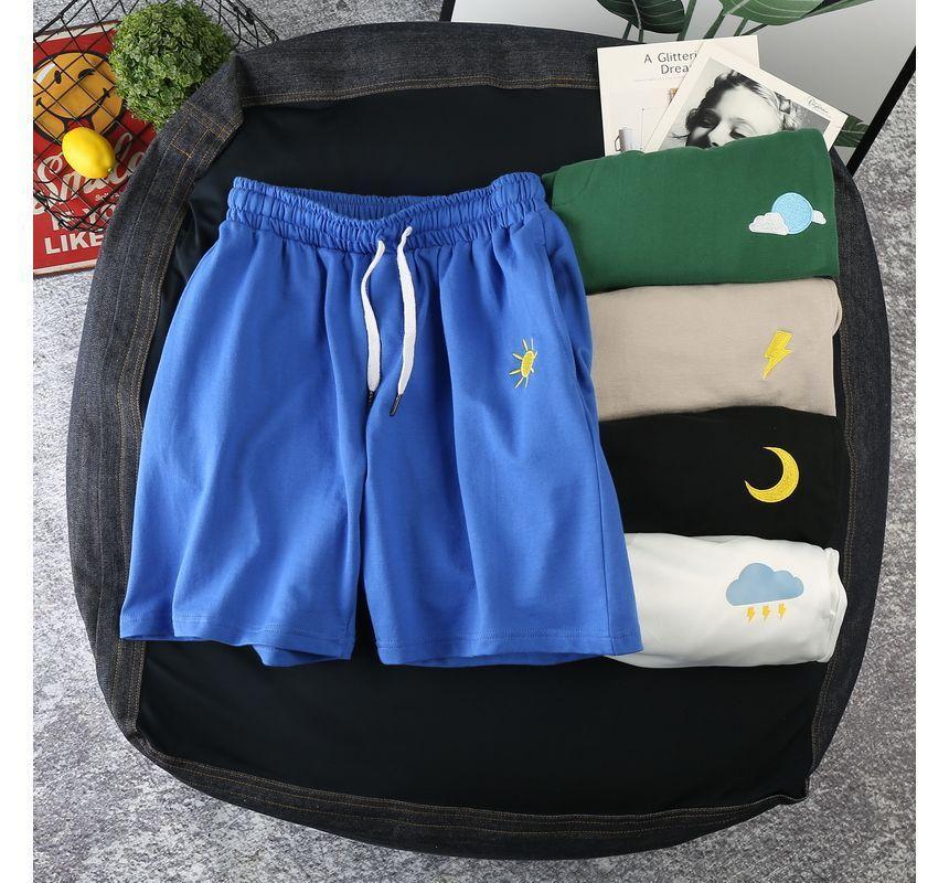 Printed Drawstring Shorts Product Image