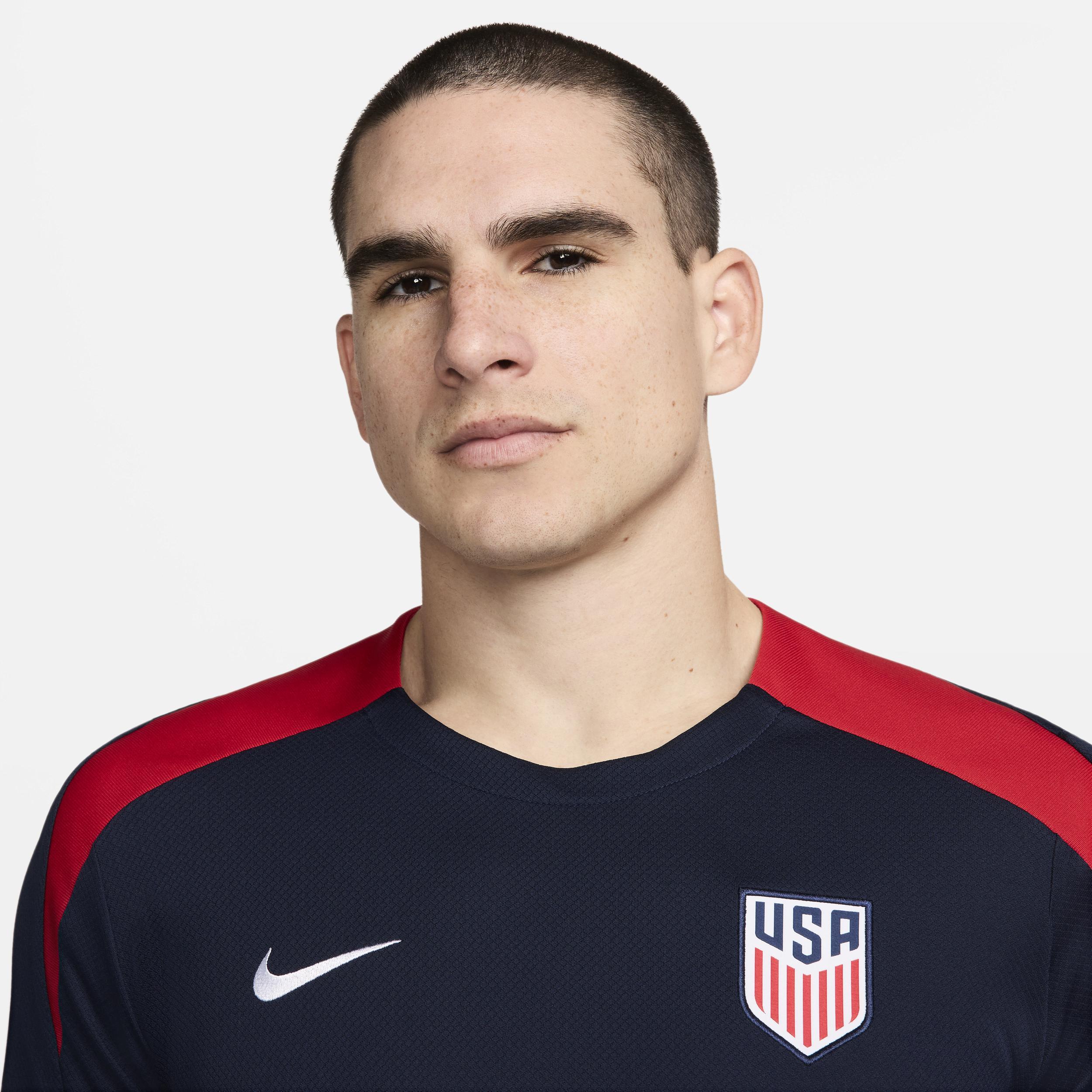 USMNT Strike Nike Men's Dri-FIT Soccer Short-Sleeve Knit Top Product Image