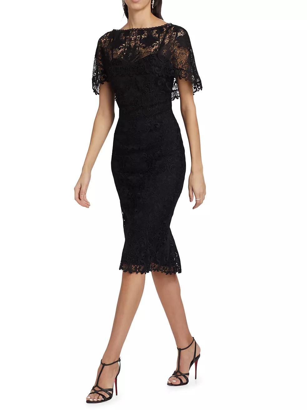 Lace Cocktail Dress Product Image