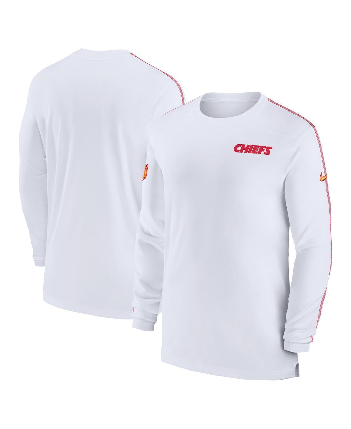 Kansas City Chiefs Sideline Coach Nike Men's Dri-FIT NFL Long-Sleeve Top Product Image