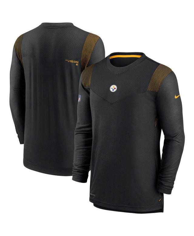 Mens Nike Black Las Vegas Raiders Sideline Player Uv Performance Long Sleeve T-shirt Product Image