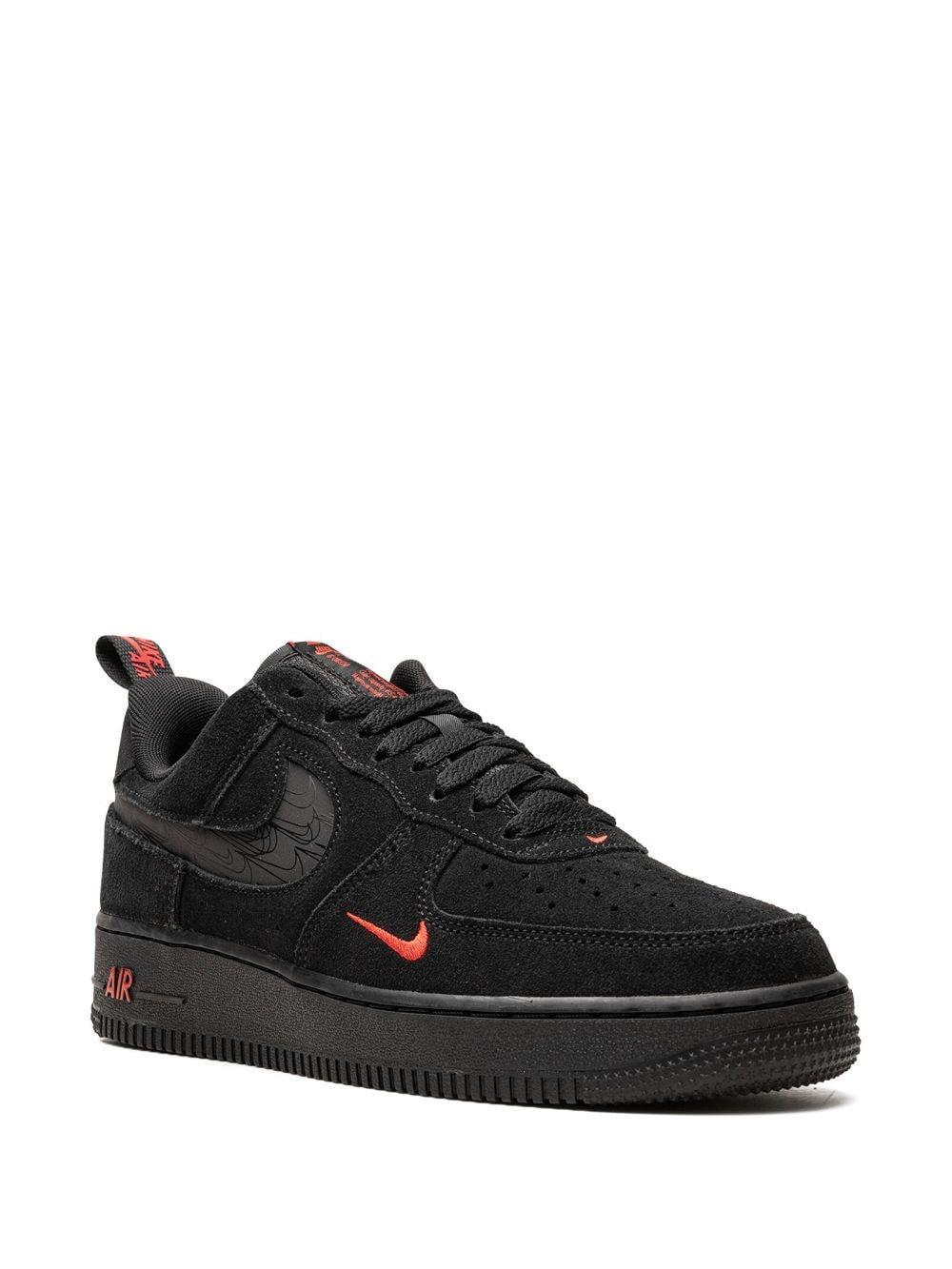 Air Force 1 Low "multi Swoosh Black/crimson" Sneakers In Schwarz Product Image