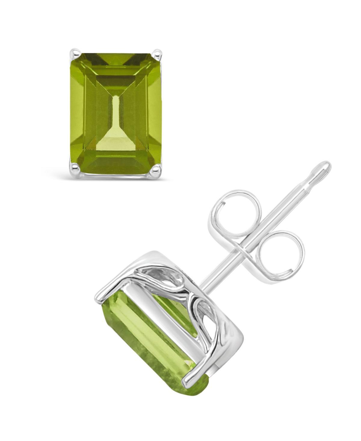 Peridot (3-3/8 ct. t.w.) Stud Earrings in Sterling Silver Product Image