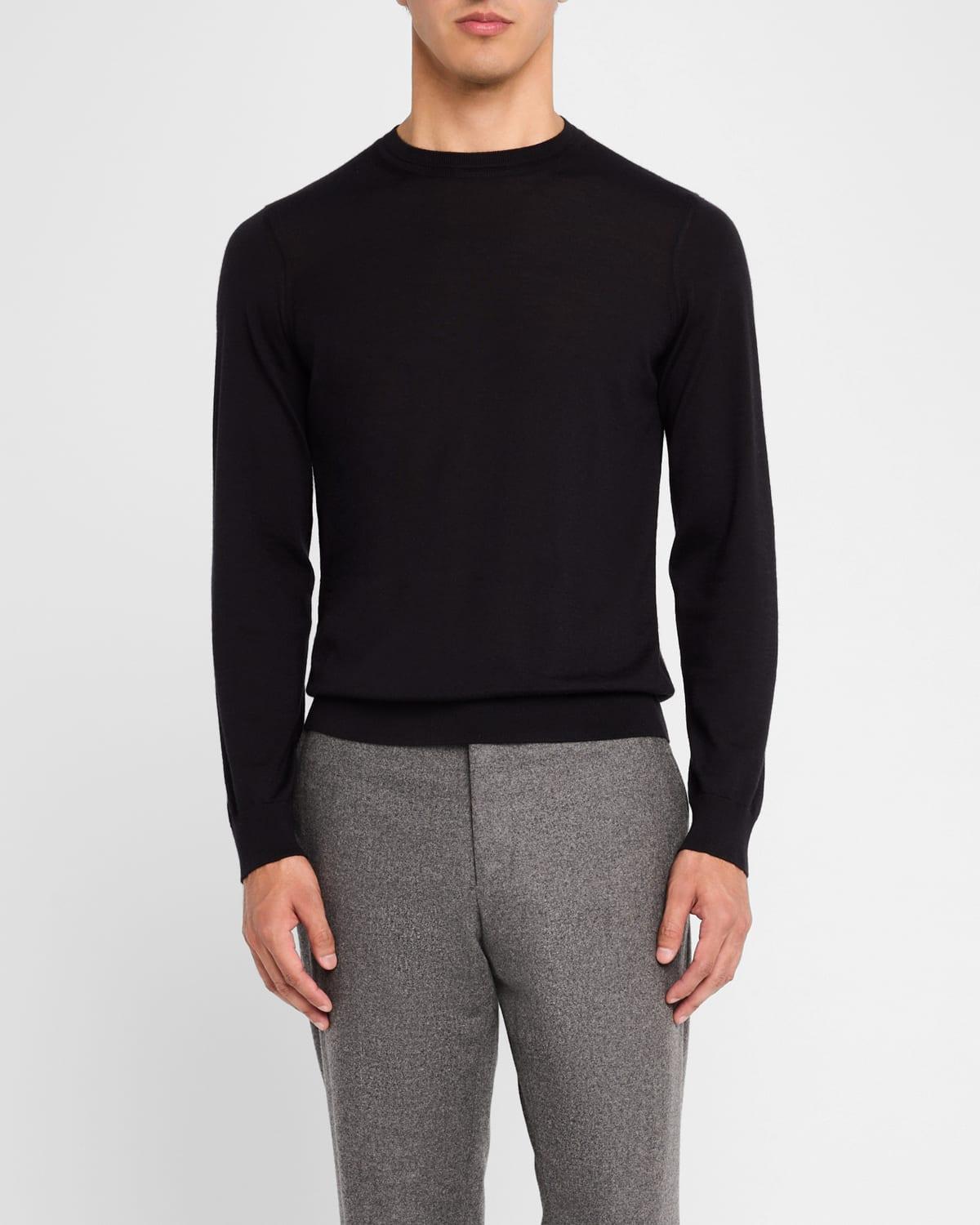 Men's Superfine Cashmere Crewneck Sweater Product Image