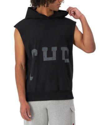 Champion Mens Relaxed Fit Middleweight Sleeveless Logo Hoodie Product Image