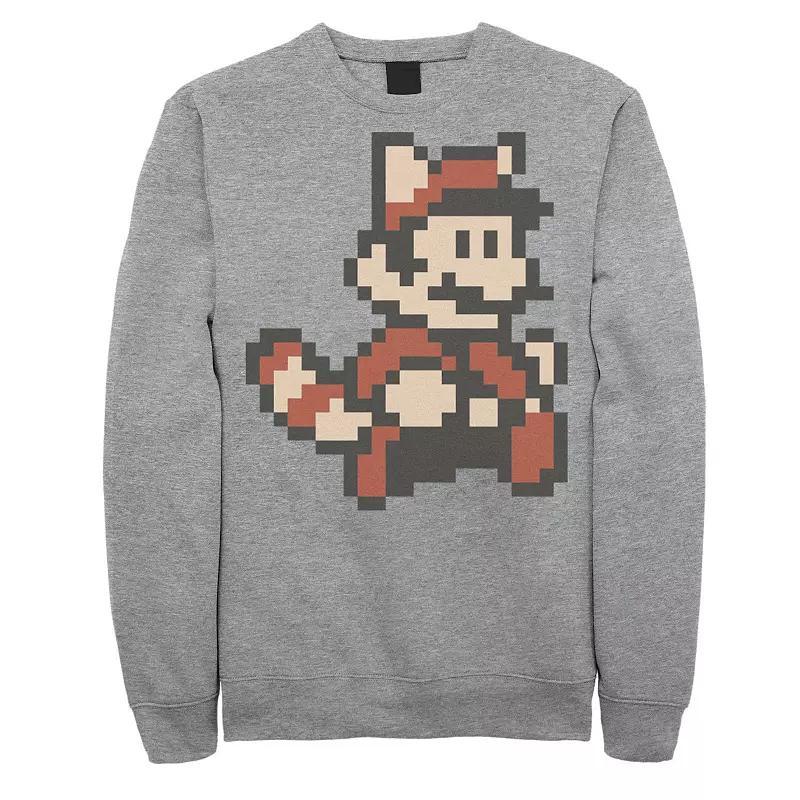 Mens Nintendo Super Mario 3 Flying Mario Sprite Sweatshirt Blue Product Image