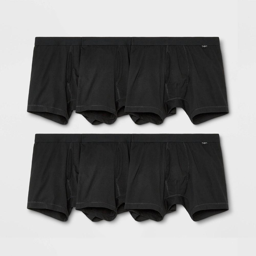 Mens 5+1 Bonus Pack Boxer Briefs - Goodfellow & Co Black M Product Image