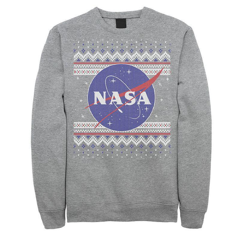 Mens NASA Logo Christmas Sweatshirt Product Image