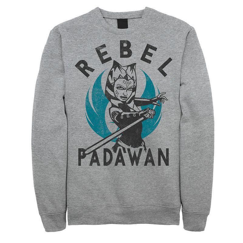 Mens Star Wars: Clone Wars Ahsoka Rebel Padawan Portrait Sweatshirt Product Image