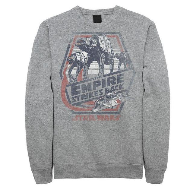 Big & Tall Star Wars The Empire Strikes Back Fleece Sweatshirt, Mens Athletic Grey Product Image