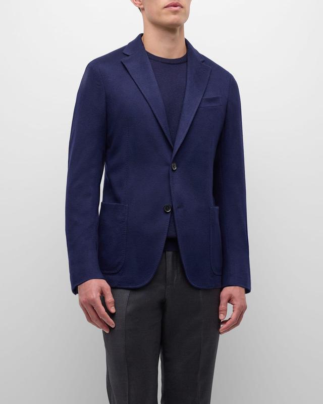 Mens Solid Cashmere Blazer Product Image