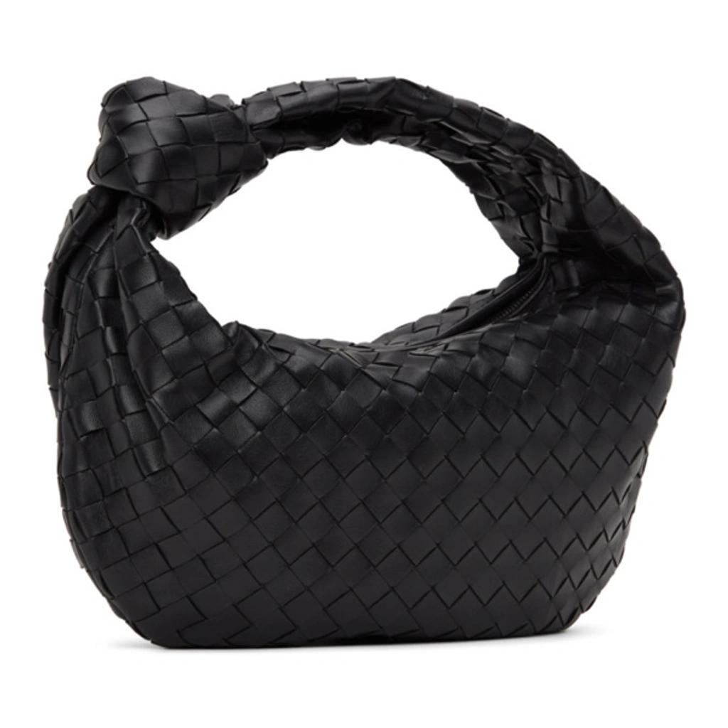 BOTTEGA VENETA Black Teen Jodie Bag In 1229 Black Silver Product Image