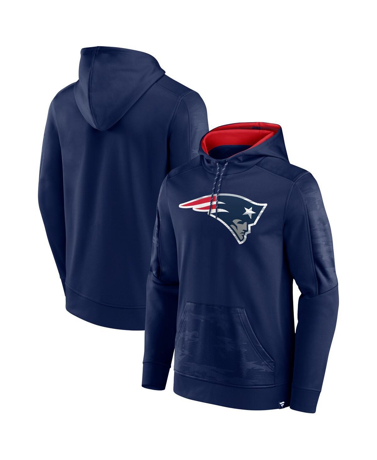 Mens Fanatics Branded New England Patriots On The Ball Pullover Hoodie Blue Product Image