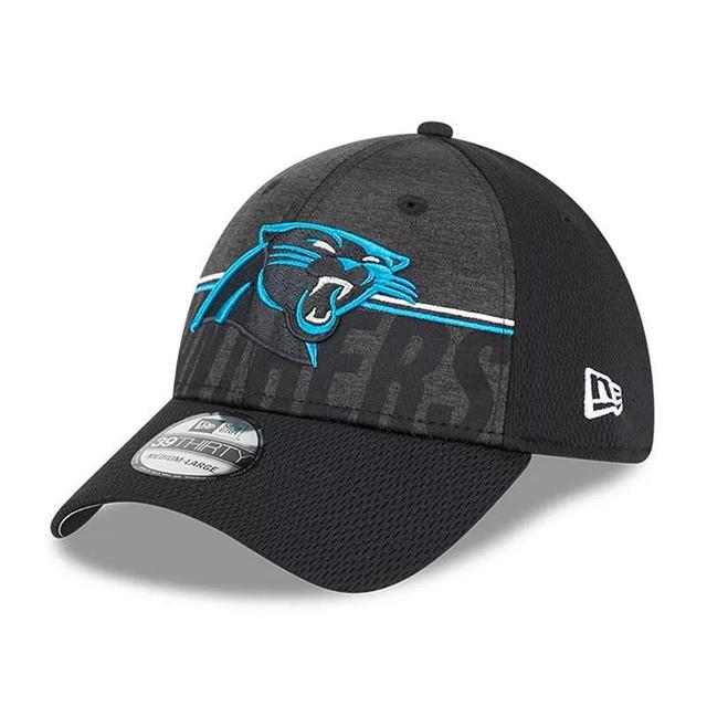 Mens New Era Black Carolina Panthers 2023 NFL Training Camp 39THIRTY Flex Fit Hat Product Image