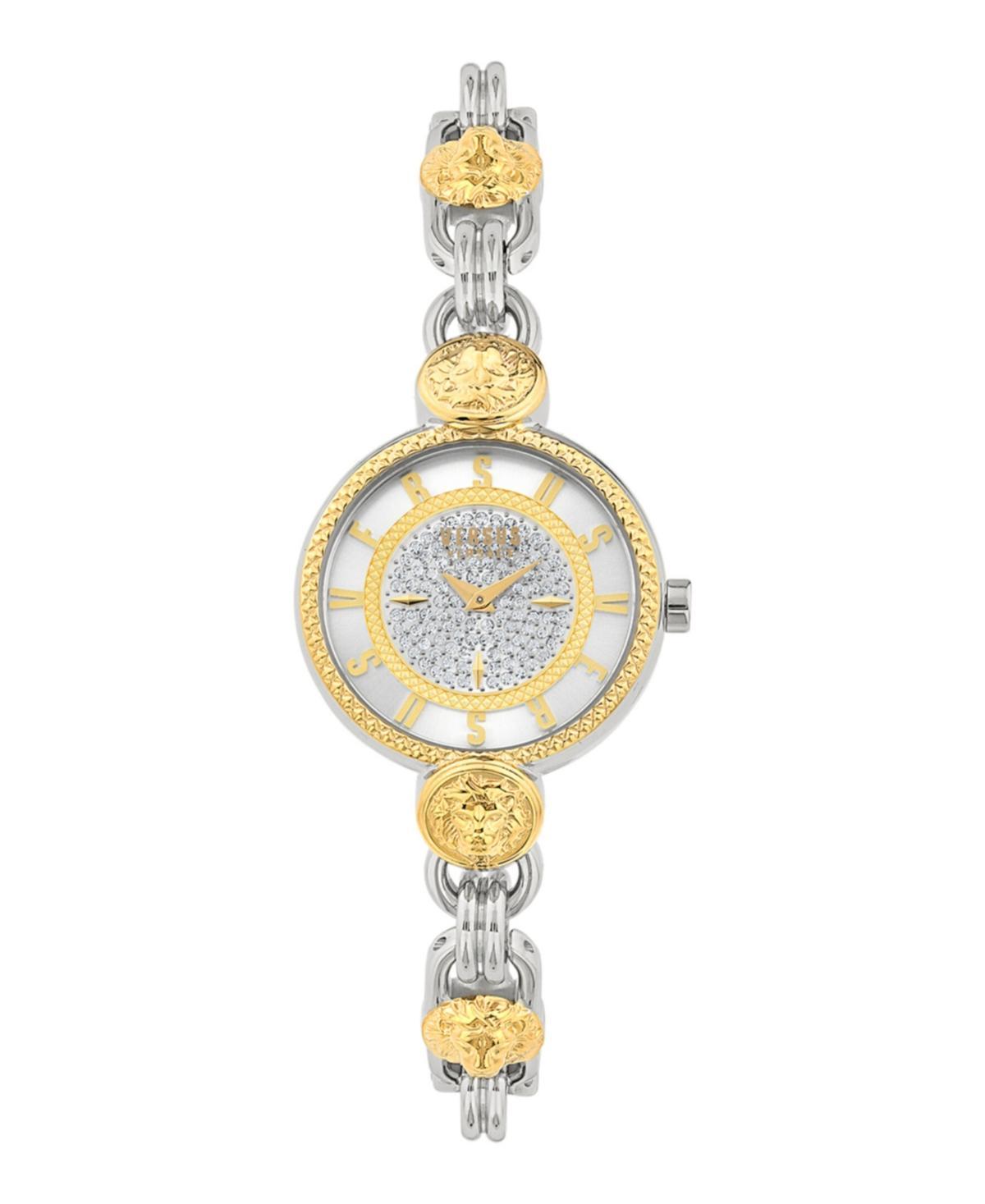 Versus Versace Womens Les Docks Petite 2 Hand Quartz Silver-Tone Stainless Steel Watch, 30mm Product Image