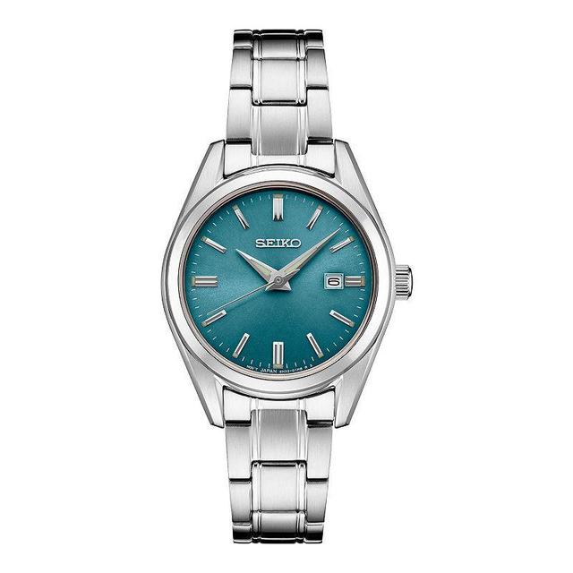 Seiko Womens Essentials Stainless Steel Quartz Blue Dial Watch - SUR531 Silver Product Image