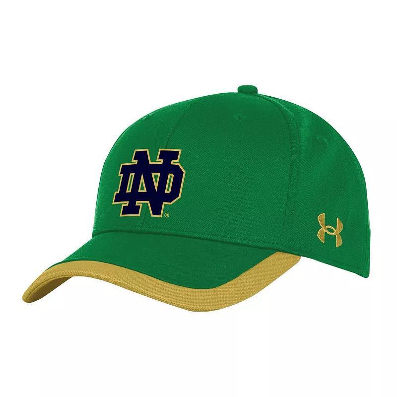 Mens Under Armour Notre Dame Fighting Irish Sideline Blitzing Accent Flex Hat Product Image