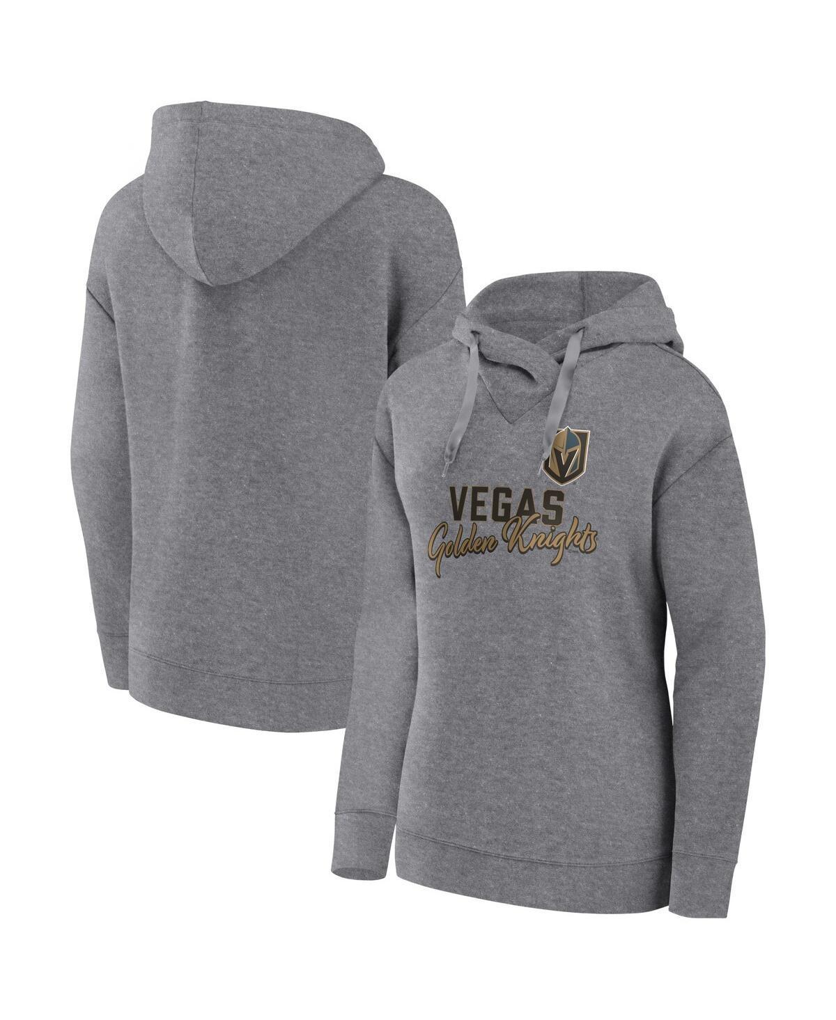 Womens Fanatics Branded Heather Gray Tampa Bay Lightning Script Favorite Pullover Hoodie Product Image