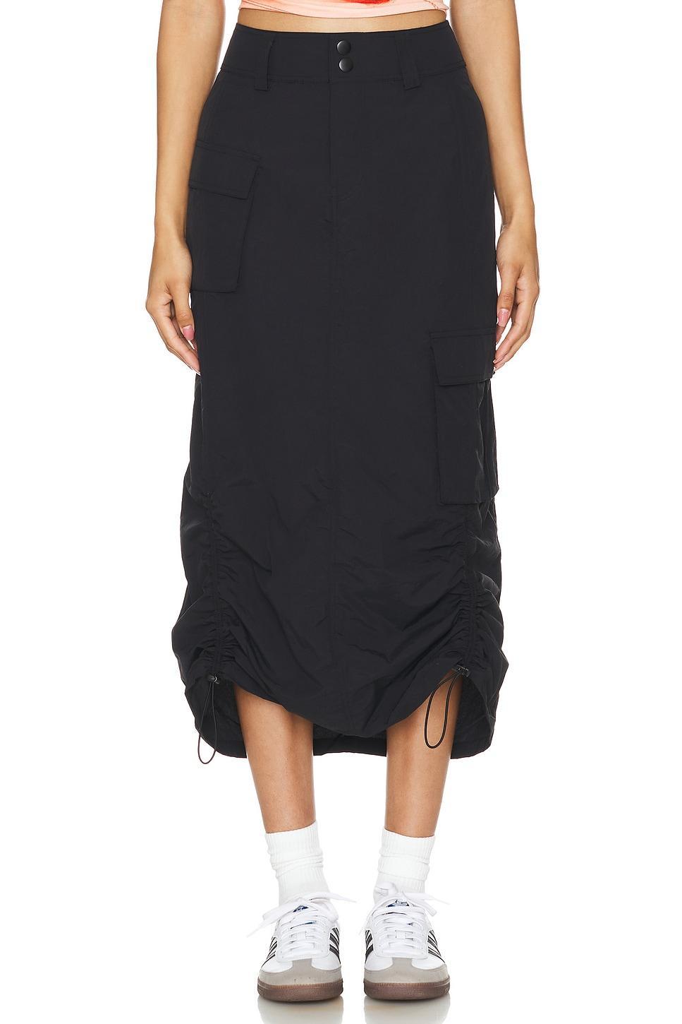 Mila Cargo Midi Skirt superdown Product Image