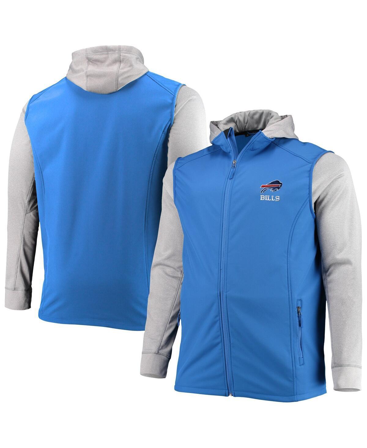 Mens Dunbrooke Royal/Gray Buffalo Bills Big & Tall Alpha Full-Zip Hoodie Jacket Product Image