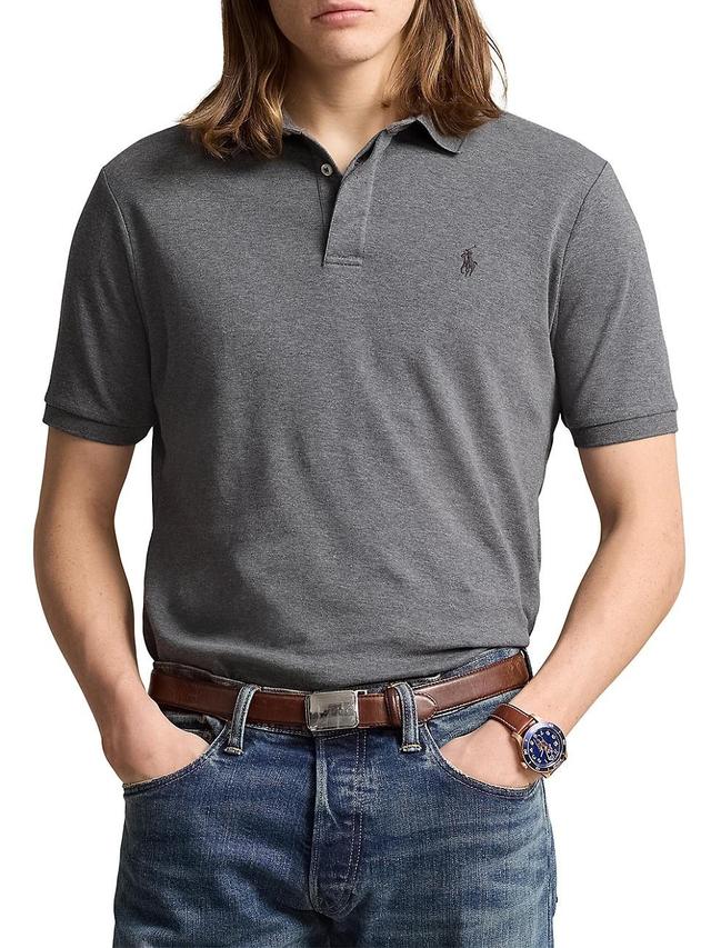 Mens Cotton Interlock Polo Shirt Product Image