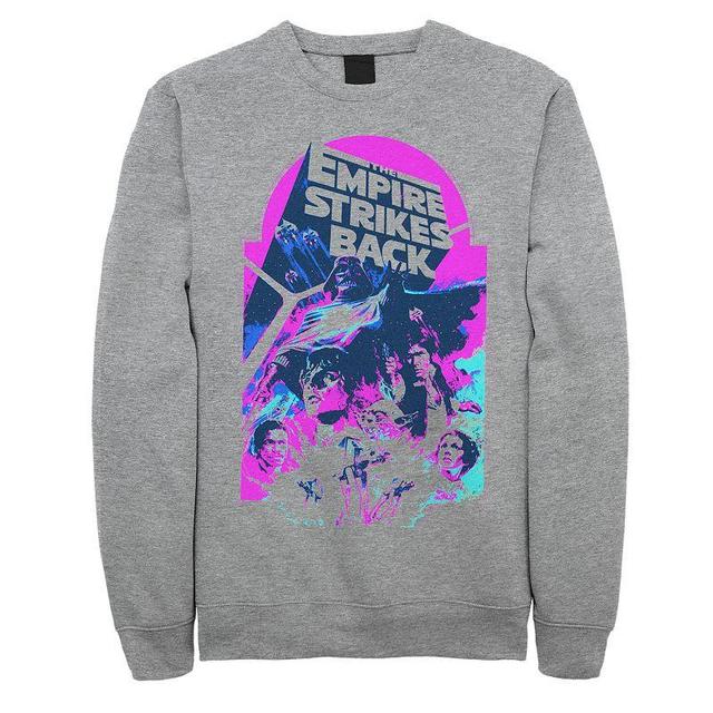 Mens Star Wars Empire Strikes Back Sweatshirt Athletic Grey Product Image