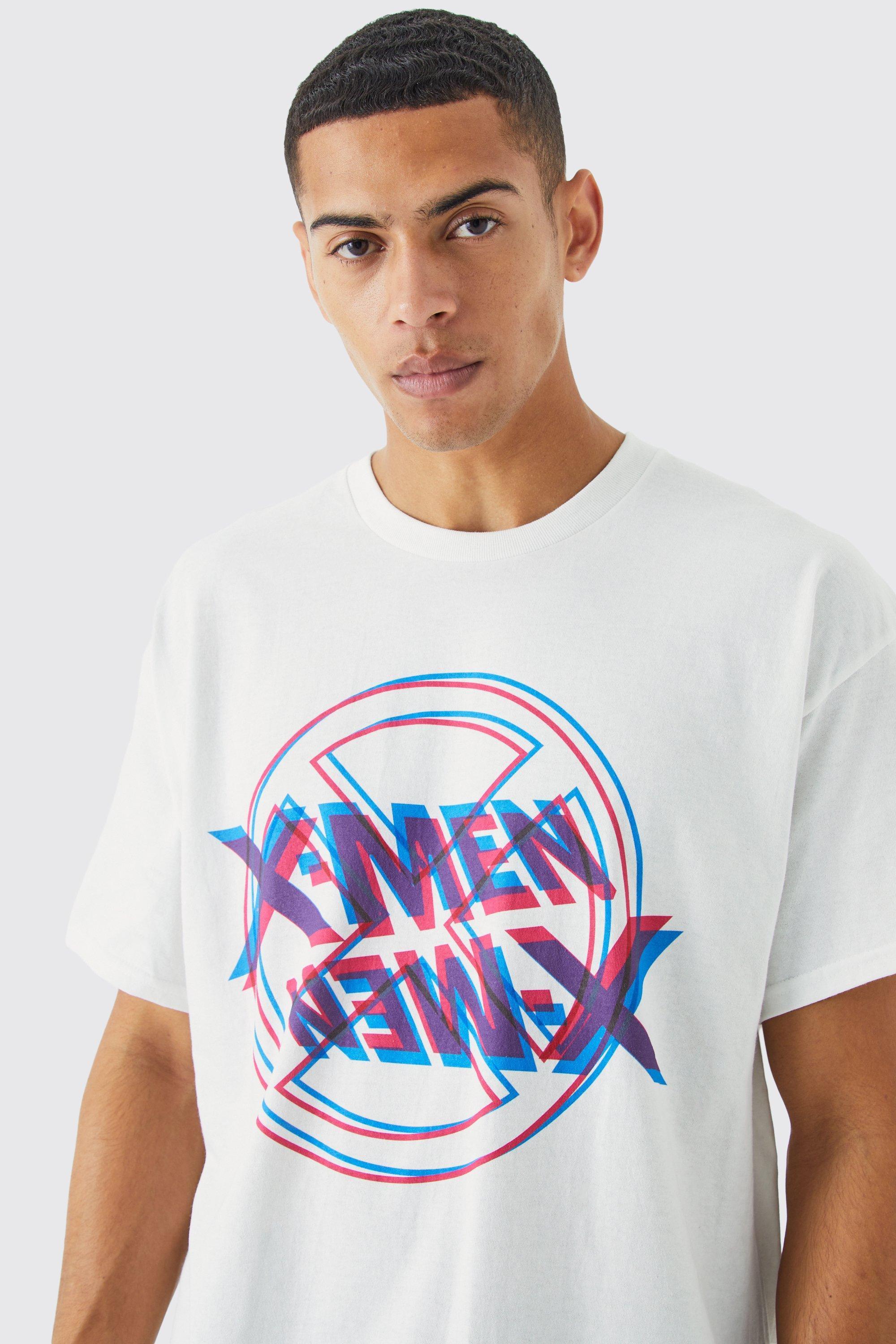 Oversized X Men License T-shirt | boohooMAN USA Product Image