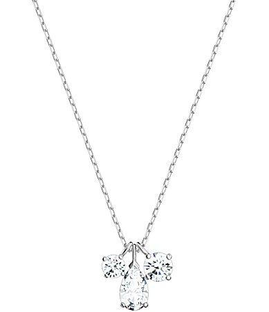 Swarovski Attract Three Stone Pendant Necklace, 15.6 Product Image