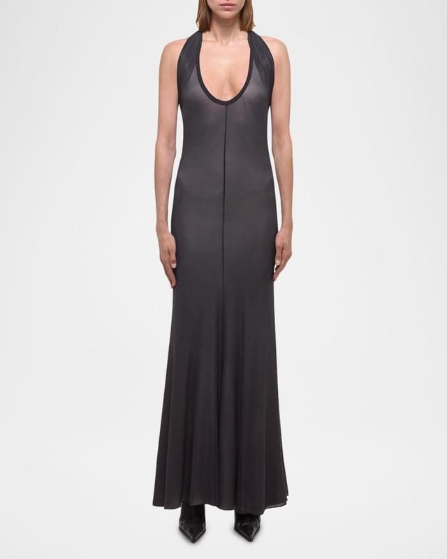 Halter Dancer Maxi Dress Product Image