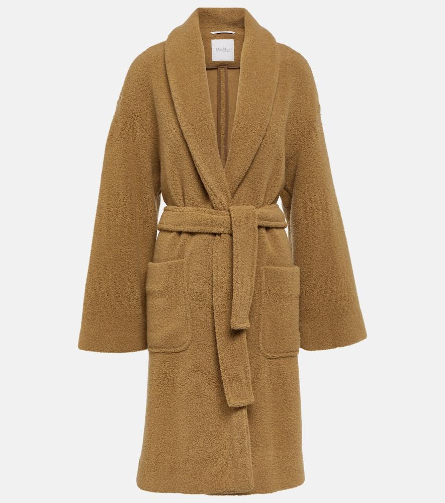 MAX MARA Leisure Brava Wool-blend Coat In Brown Product Image