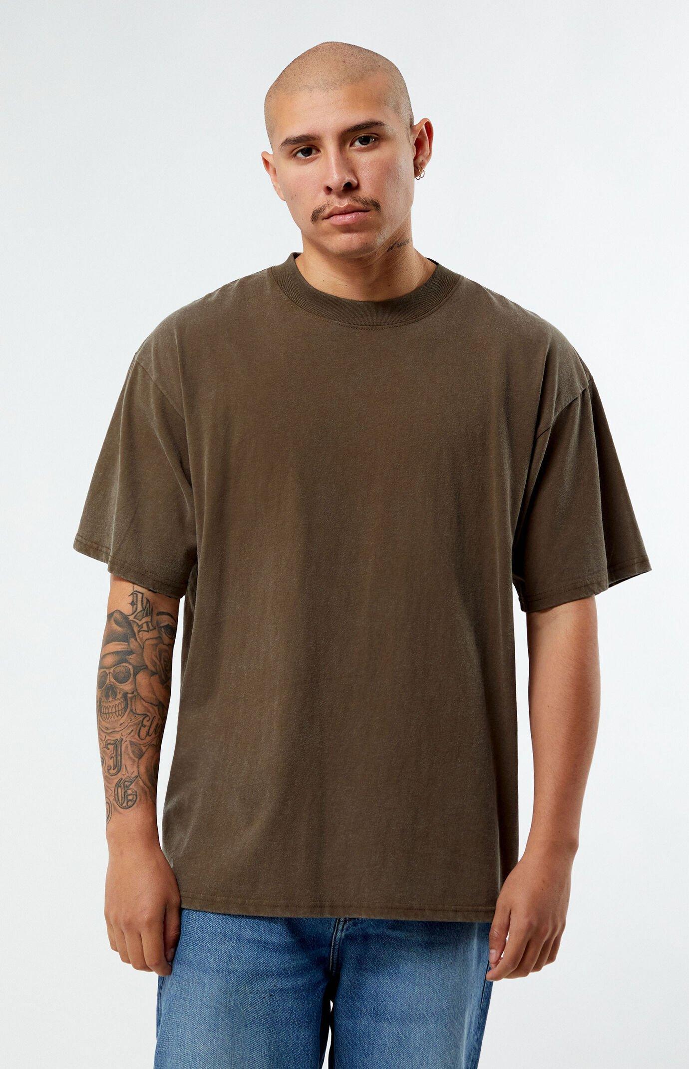 Men's Premium Solid Oversized T-Shirt Product Image