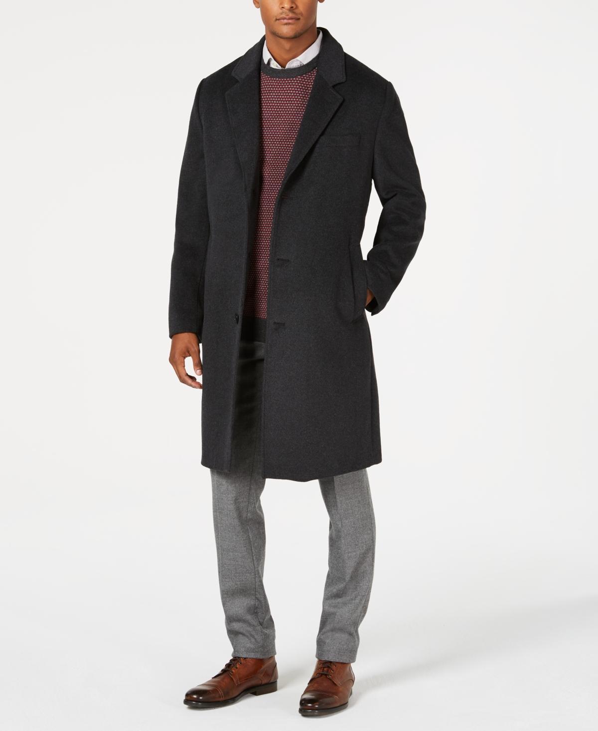 London Fog Men Signature Wool-Blend Overcoat Product Image