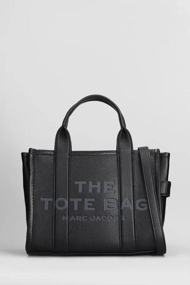 MARC JACOBS The Small Tote Tote In Black Leather Product Image