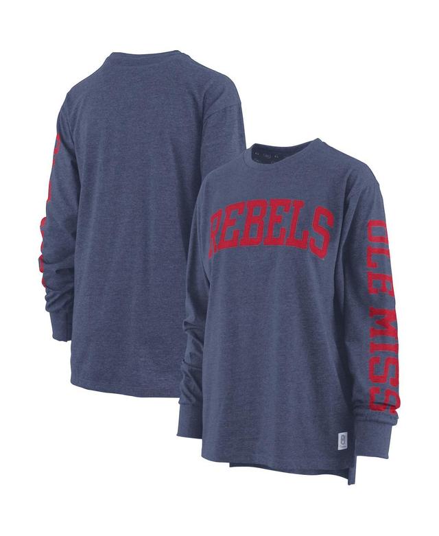 Womens Pressbox Georgia Bulldogs Two-Hit Canyon Long Sleeve T-Shirt Product Image