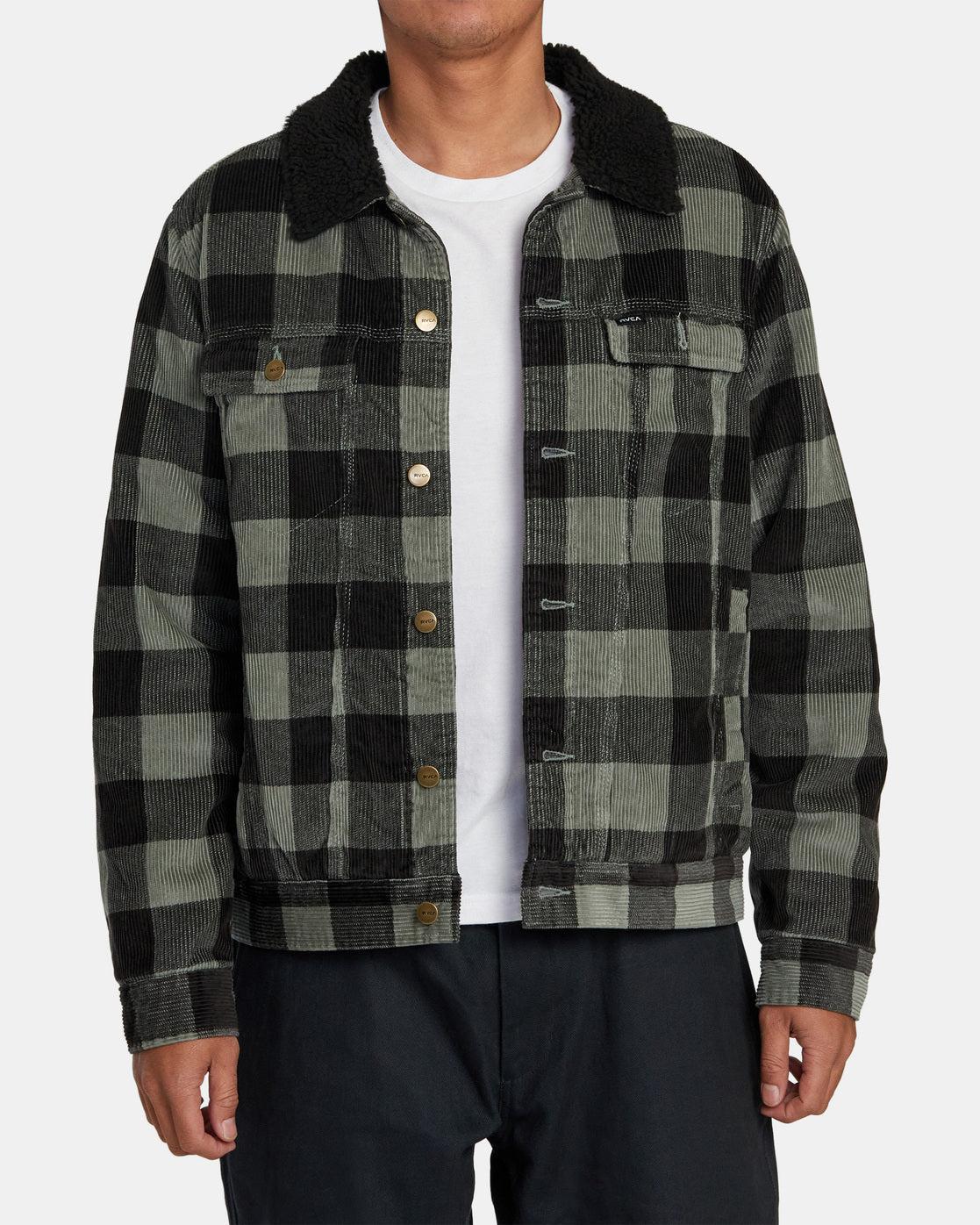 Waylon Corduroy Trucker Jacket - Aloe Product Image