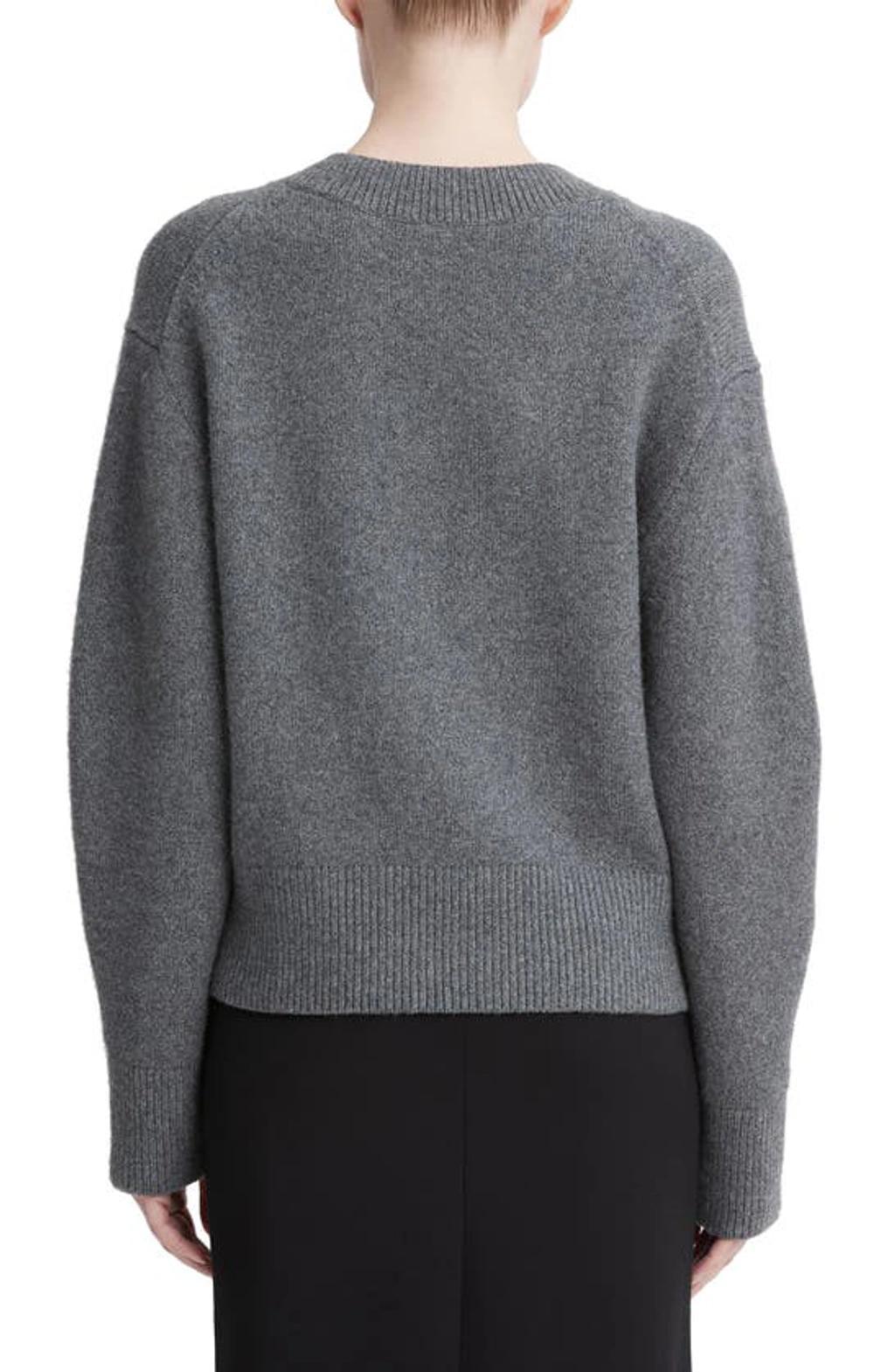 Wool And Cashmere Blend Sweater In Heather Flint Product Image