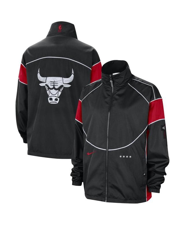 Womens Nike Black Chicago Bulls 2023/24 City Edition Courtside Swoosh Fly Full-Zip Jacket Product Image