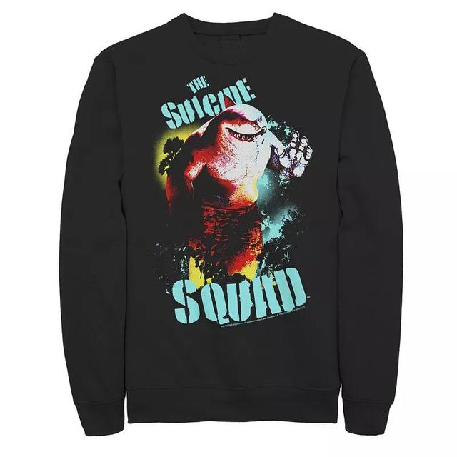 Mens The Suicide Squad King Shark Poster Sweatshirt, Boys Product Image