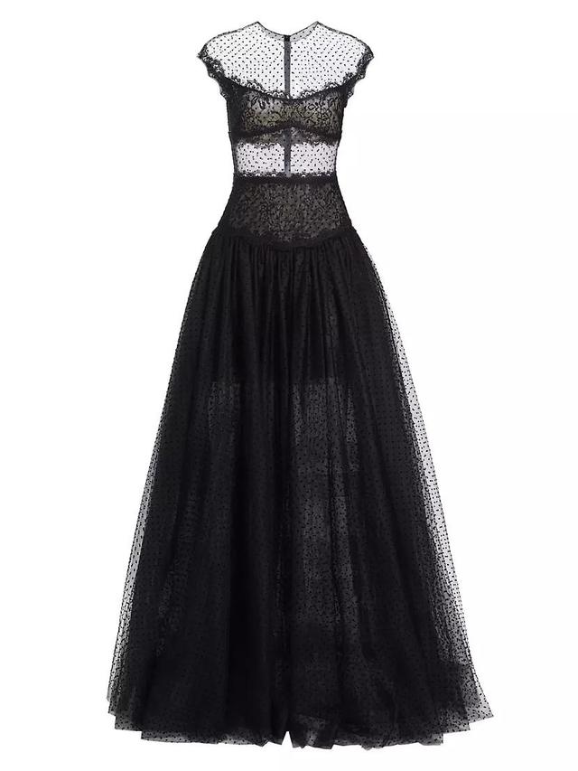 Atelier Dede Polka-Dot Tulle Gown Product Image