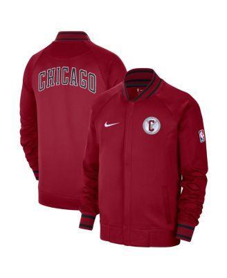 Mens Nike Red Chicago Bulls 2022/23 City Edition Showtime Thermaflex Full-Zip Jacket - Red Product Image