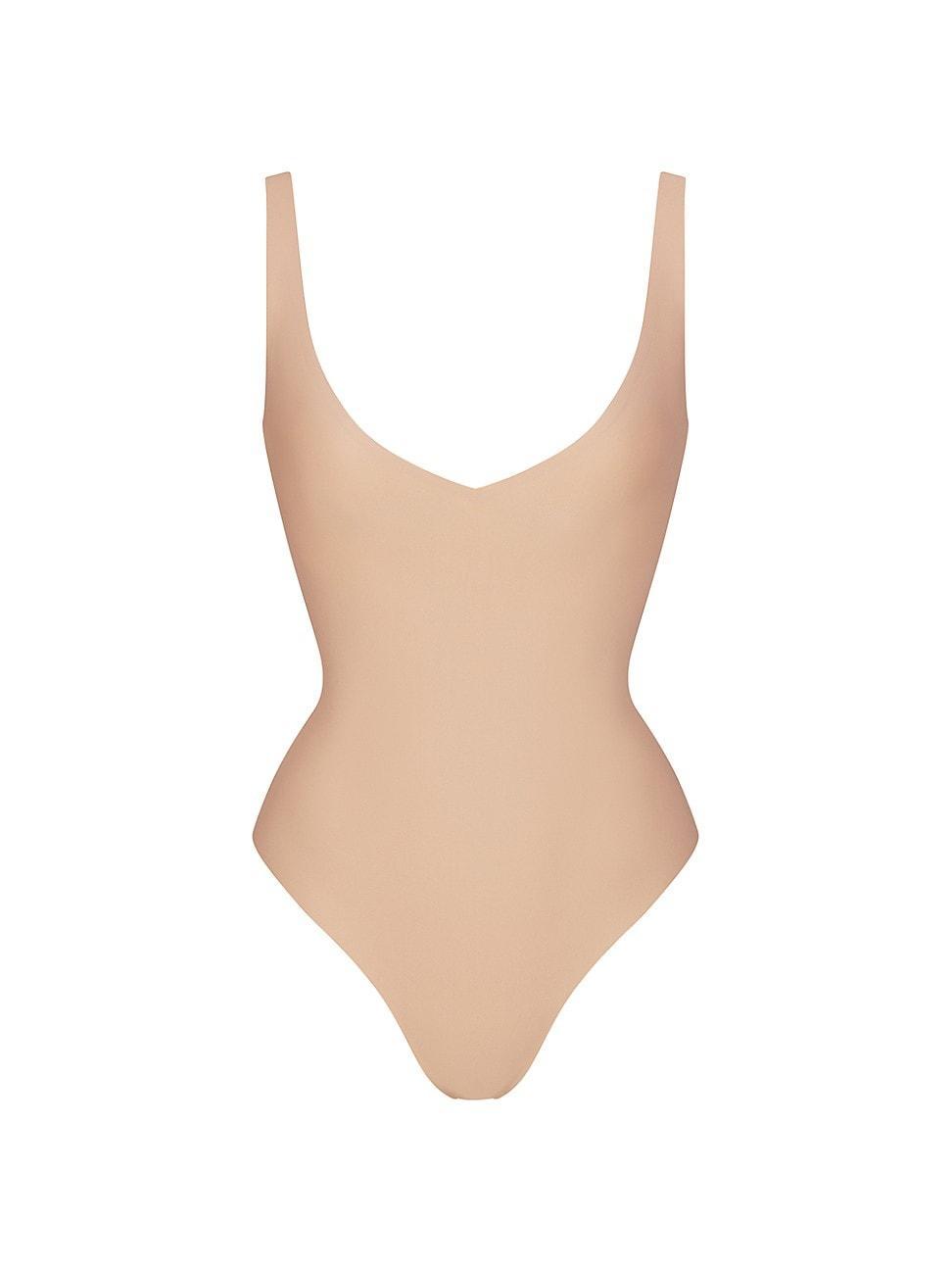 SKIMS Body Plunge Thong Shaper Bodysuit Product Image