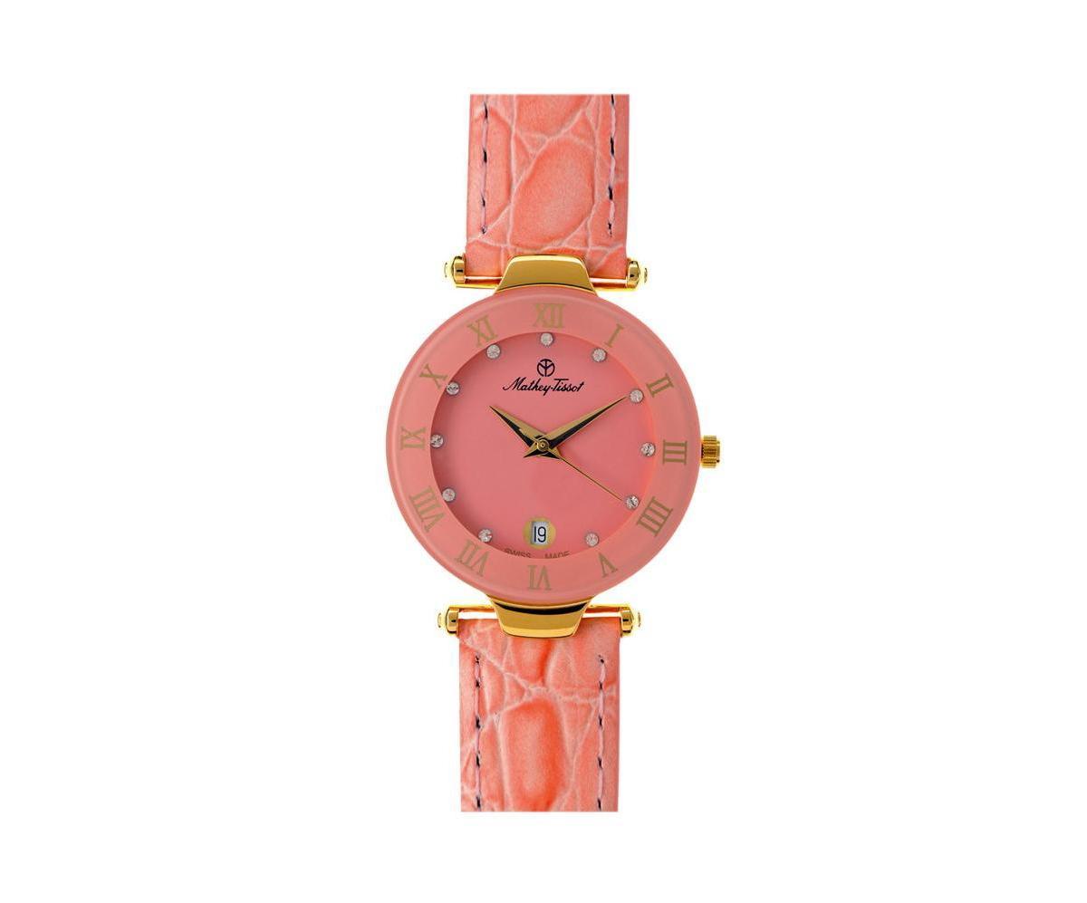 Mathey Tissot Womens Classic Pink Dial Watch - K228F - Pink Product Image