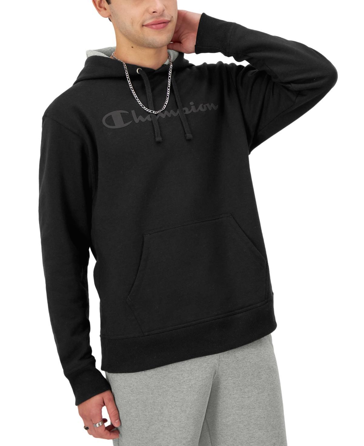 Mens Champion Powerblend Graphic Hoodie Product Image